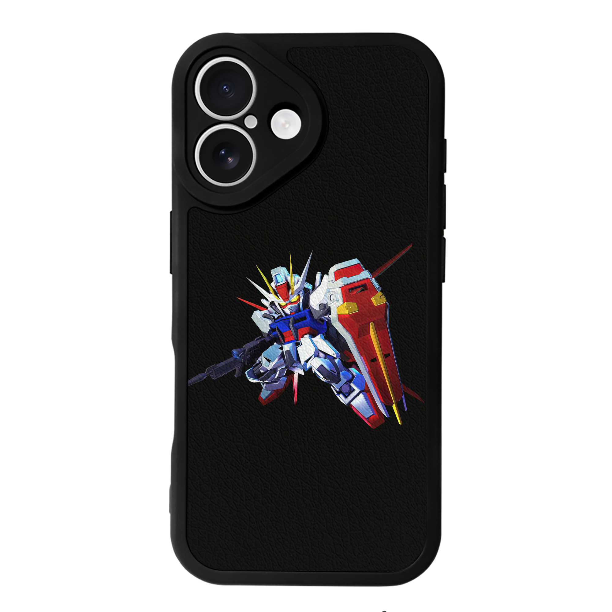 （画像用） 機動戦士ガンダム Mobile Suit Gundam 【iPhone 16シリーズ対応】シリコンスマホケース（レザー調） 材質：シリコン